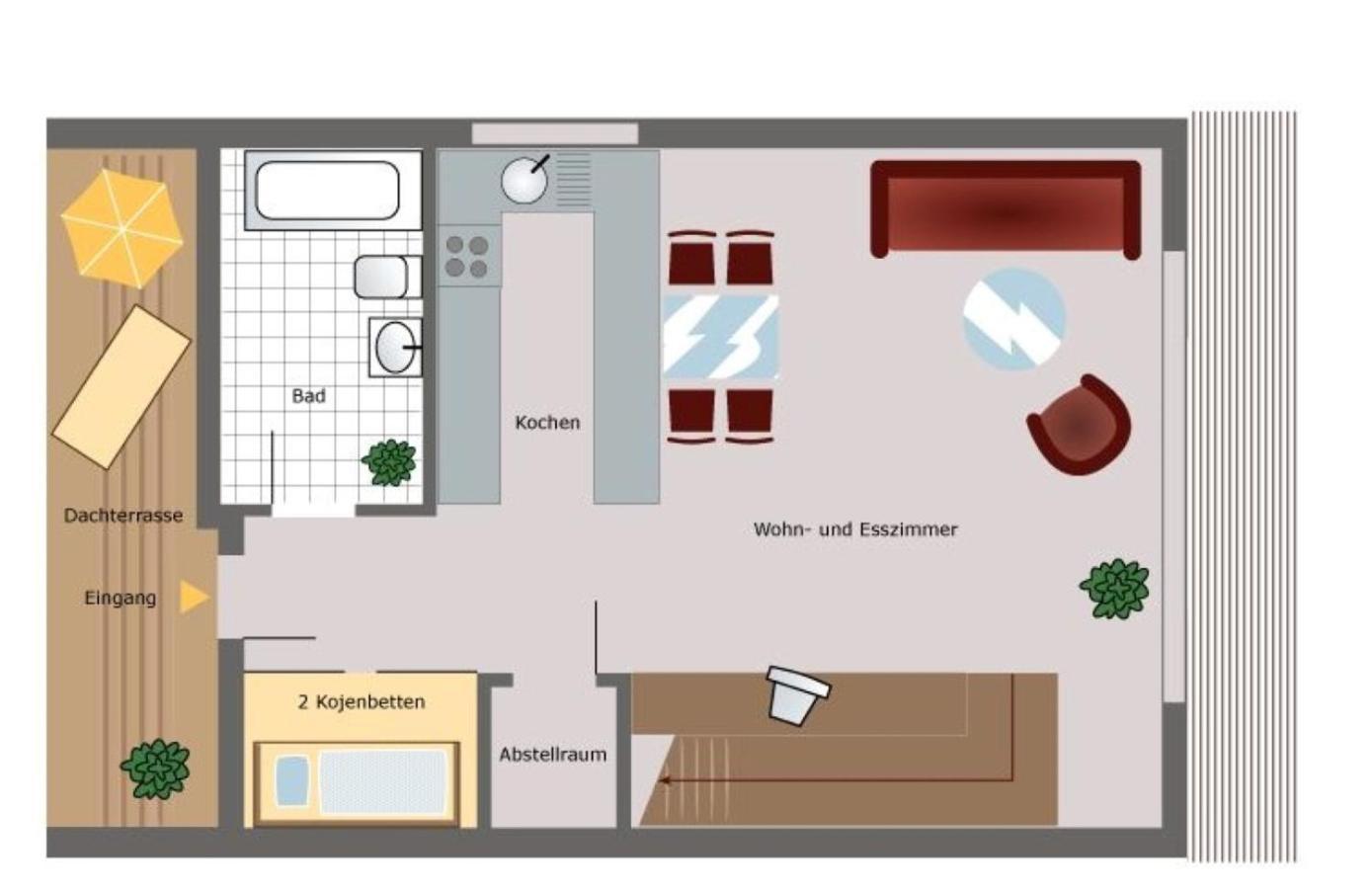 Wohnung Bontje Juist Exteriör bild